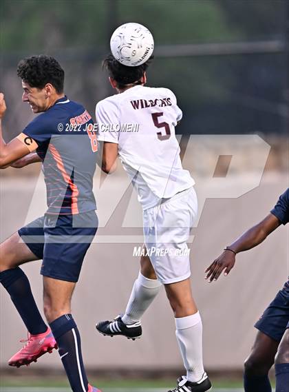 Thumbnail 2 in Plano vs Seven Lakes (UIL 6A Boys Soccer State Semifinal) photogallery.
