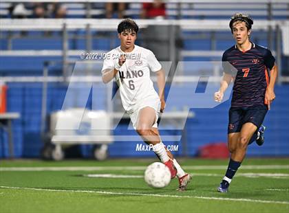Thumbnail 1 in Plano vs Seven Lakes (UIL 6A Boys Soccer State Semifinal) photogallery.
