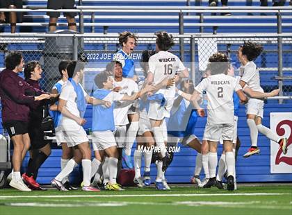 Thumbnail 2 in Plano vs Seven Lakes (UIL 6A Boys Soccer State Semifinal) photogallery.