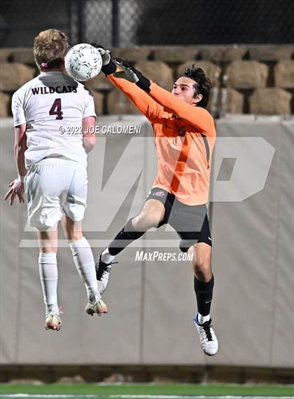 Thumbnail 3 in Plano vs Seven Lakes (UIL 6A Boys Soccer State Semifinal) photogallery.
