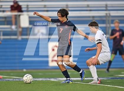 Thumbnail 3 in Plano vs Seven Lakes (UIL 6A Boys Soccer State Semifinal) photogallery.