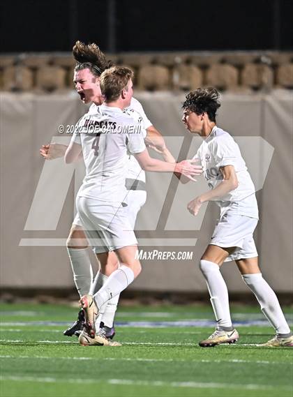 Thumbnail 3 in Plano vs Seven Lakes (UIL 6A Boys Soccer State Semifinal) photogallery.