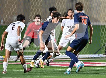 Thumbnail 3 in Plano vs Seven Lakes (UIL 6A Boys Soccer State Semifinal) photogallery.