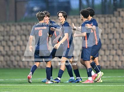 Thumbnail 2 in Plano vs Seven Lakes (UIL 6A Boys Soccer State Semifinal) photogallery.