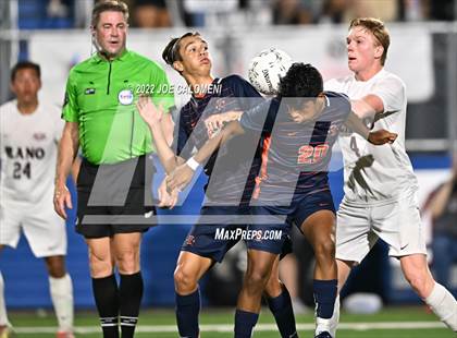 Thumbnail 1 in Plano vs Seven Lakes (UIL 6A Boys Soccer State Semifinal) photogallery.