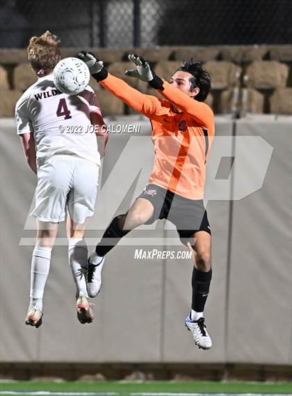 Thumbnail 1 in Plano vs Seven Lakes (UIL 6A Boys Soccer State Semifinal) photogallery.