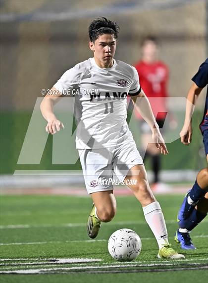 Thumbnail 1 in Plano vs Seven Lakes (UIL 6A Boys Soccer State Semifinal) photogallery.