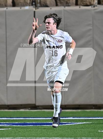 Thumbnail 3 in Plano vs Seven Lakes (UIL 6A Boys Soccer State Semifinal) photogallery.