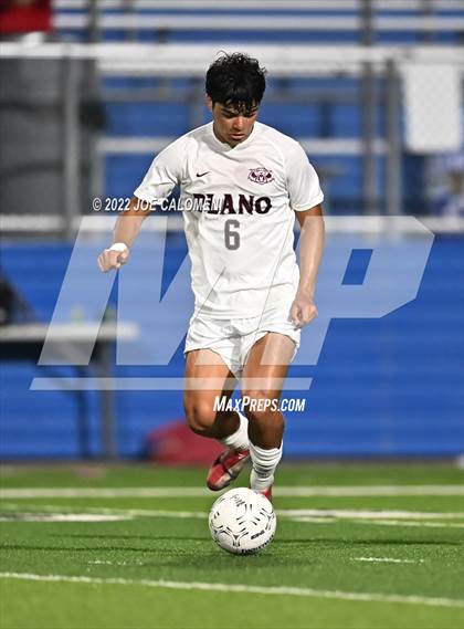 Thumbnail 3 in Plano vs Seven Lakes (UIL 6A Boys Soccer State Semifinal) photogallery.