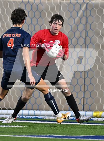 Thumbnail 1 in Plano vs Seven Lakes (UIL 6A Boys Soccer State Semifinal) photogallery.