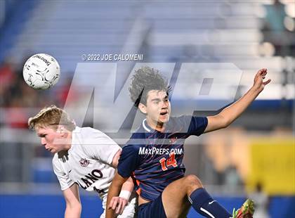 Thumbnail 3 in Plano vs Seven Lakes (UIL 6A Boys Soccer State Semifinal) photogallery.