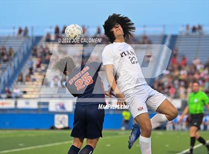 Thumbnail 2 in Plano vs Seven Lakes (UIL 6A Boys Soccer State Semifinal) photogallery.