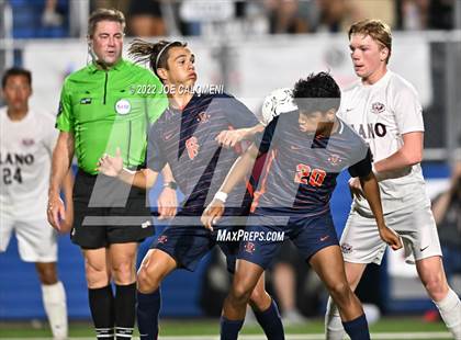 Thumbnail 2 in Plano vs Seven Lakes (UIL 6A Boys Soccer State Semifinal) photogallery.
