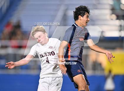 Thumbnail 2 in Plano vs Seven Lakes (UIL 6A Boys Soccer State Semifinal) photogallery.