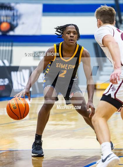 Thumbnail 3 in Lone Peak vs. Simeon (5 for the Fight Hoopfest) photogallery.