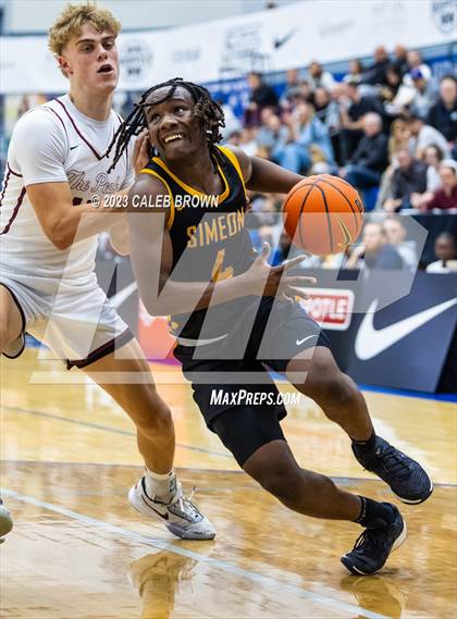 Thumbnail 2 in Lone Peak vs. Simeon (5 for the Fight Hoopfest) photogallery.