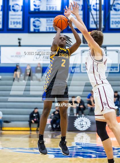 Thumbnail 3 in Lone Peak vs. Simeon (5 for the Fight Hoopfest) photogallery.