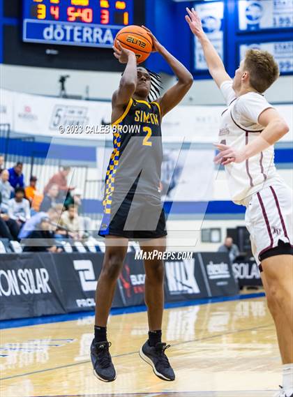 Thumbnail 1 in Lone Peak vs. Simeon (5 for the Fight Hoopfest) photogallery.