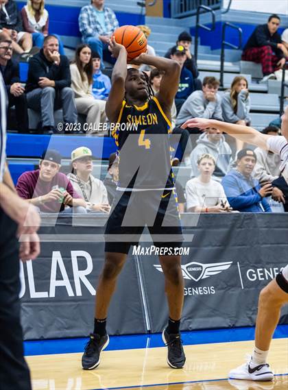 Thumbnail 3 in Lone Peak vs. Simeon (5 for the Fight Hoopfest) photogallery.