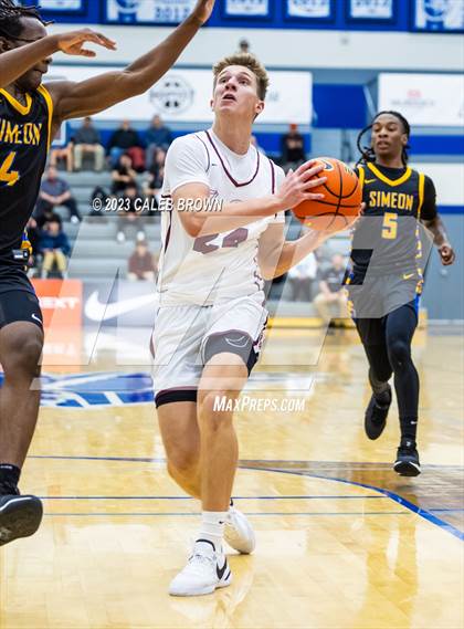 Thumbnail 2 in Lone Peak vs. Simeon (5 for the Fight Hoopfest) photogallery.