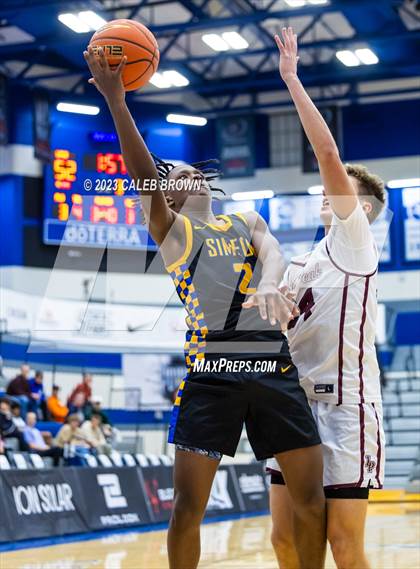 Thumbnail 2 in Lone Peak vs. Simeon (5 for the Fight Hoopfest) photogallery.
