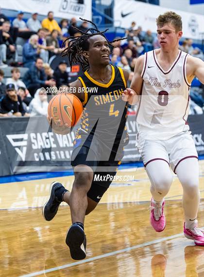 Thumbnail 2 in Lone Peak vs. Simeon (5 for the Fight Hoopfest) photogallery.