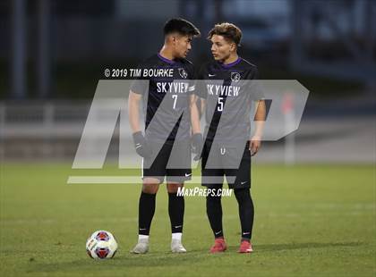 Thumbnail 3 in Air Academy vs. Skyview (CHSAA 4A Final) photogallery.