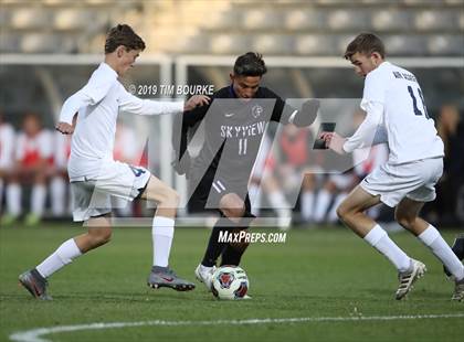 Thumbnail 2 in Air Academy vs. Skyview (CHSAA 4A Final) photogallery.