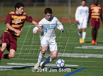 Thumbnail 1 in Ithaca vs. John Jay-East Fishkill (NYSPHSAA Class AA Regional Final) photogallery.