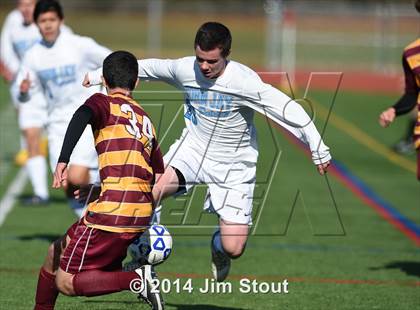 Thumbnail 1 in Ithaca vs. John Jay-East Fishkill (NYSPHSAA Class AA Regional Final) photogallery.