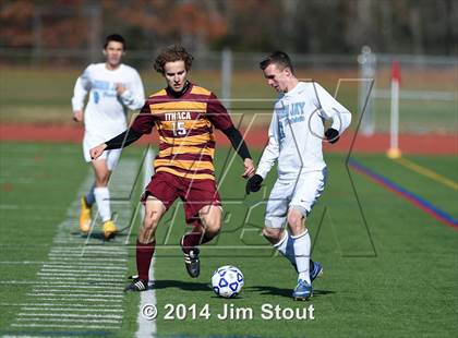 Thumbnail 2 in Ithaca vs. John Jay-East Fishkill (NYSPHSAA Class AA Regional Final) photogallery.