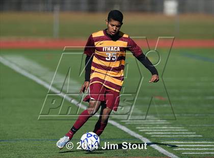 Thumbnail 1 in Ithaca vs. John Jay-East Fishkill (NYSPHSAA Class AA Regional Final) photogallery.