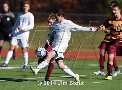 Thumbnail 1 in Ithaca vs. John Jay-East Fishkill (NYSPHSAA Class AA Regional Final) photogallery.