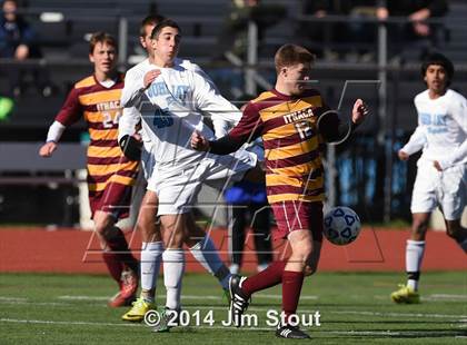Thumbnail 1 in Ithaca vs. John Jay-East Fishkill (NYSPHSAA Class AA Regional Final) photogallery.