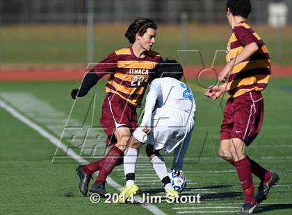 Thumbnail 2 in Ithaca vs. John Jay-East Fishkill (NYSPHSAA Class AA Regional Final) photogallery.