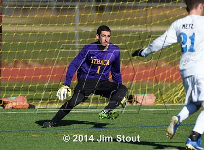 Thumbnail 3 in Ithaca vs. John Jay-East Fishkill (NYSPHSAA Class AA Regional Final) photogallery.