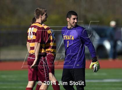 Thumbnail 2 in Ithaca vs. John Jay-East Fishkill (NYSPHSAA Class AA Regional Final) photogallery.