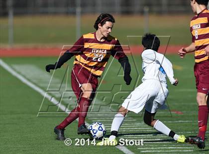 Thumbnail 1 in Ithaca vs. John Jay-East Fishkill (NYSPHSAA Class AA Regional Final) photogallery.
