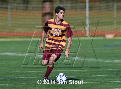 Thumbnail 2 in Ithaca vs. John Jay-East Fishkill (NYSPHSAA Class AA Regional Final) photogallery.