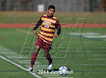 Thumbnail 2 in Ithaca vs. John Jay-East Fishkill (NYSPHSAA Class AA Regional Final) photogallery.