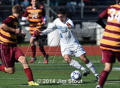 Thumbnail 1 in Ithaca vs. John Jay-East Fishkill (NYSPHSAA Class AA Regional Final) photogallery.