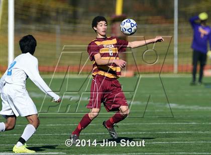 Thumbnail 3 in Ithaca vs. John Jay-East Fishkill (NYSPHSAA Class AA Regional Final) photogallery.