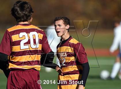 Thumbnail 3 in Ithaca vs. John Jay-East Fishkill (NYSPHSAA Class AA Regional Final) photogallery.