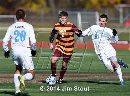 Thumbnail 3 in Ithaca vs. John Jay-East Fishkill (NYSPHSAA Class AA Regional Final) photogallery.