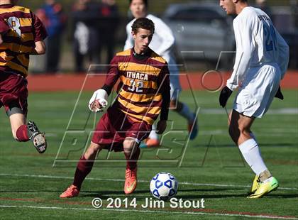 Thumbnail 2 in Ithaca vs. John Jay-East Fishkill (NYSPHSAA Class AA Regional Final) photogallery.