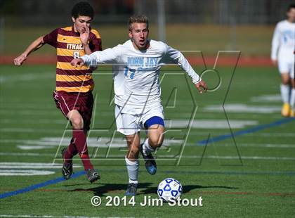 Thumbnail 2 in Ithaca vs. John Jay-East Fishkill (NYSPHSAA Class AA Regional Final) photogallery.