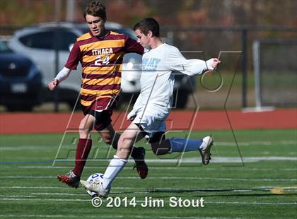 Thumbnail 2 in Ithaca vs. John Jay-East Fishkill (NYSPHSAA Class AA Regional Final) photogallery.