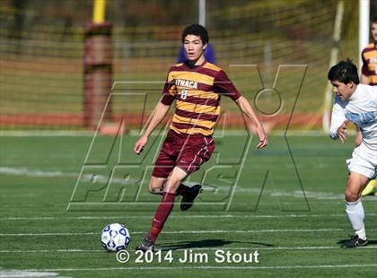 Thumbnail 2 in Ithaca vs. John Jay-East Fishkill (NYSPHSAA Class AA Regional Final) photogallery.