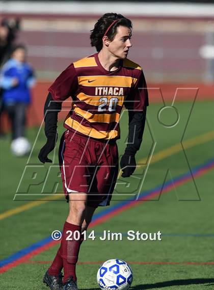 Thumbnail 2 in Ithaca vs. John Jay-East Fishkill (NYSPHSAA Class AA Regional Final) photogallery.