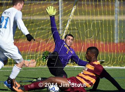 Thumbnail 2 in Ithaca vs. John Jay-East Fishkill (NYSPHSAA Class AA Regional Final) photogallery.